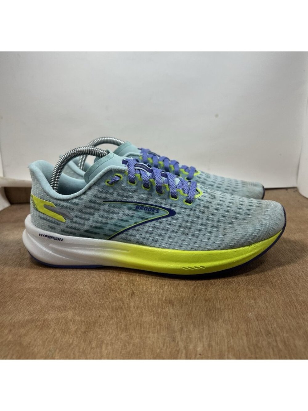 Brooks Hyperion Women Size 9.5 Running Shoes Blue Green